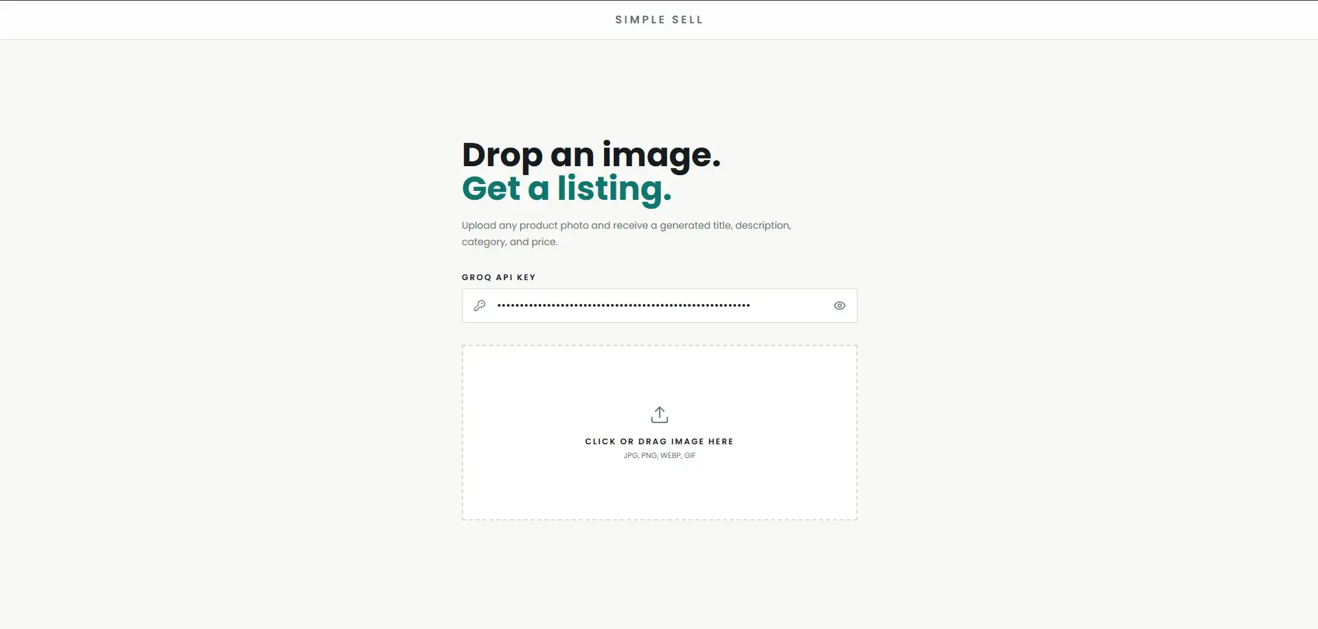 simple-sell website preview